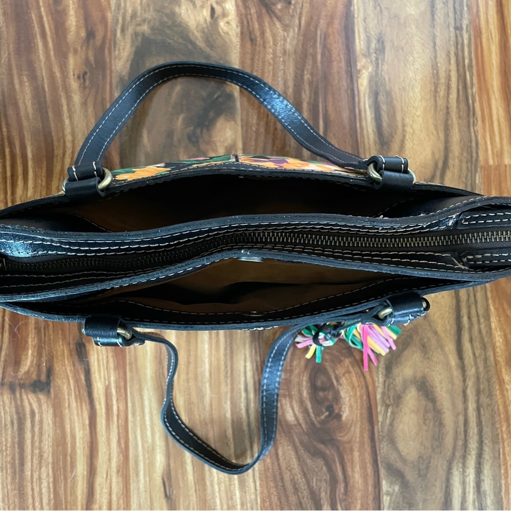 Patricia Nash Poppy Tote shoulder bag - Picture 3 of 5